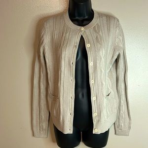 Brooks Brothers women’s cardigan sweater size small 58% cotton 42% viscose